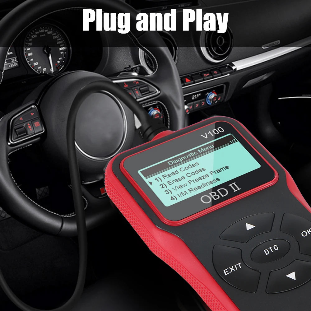 OBD 2 Scanner OBD2 Code Reader V100 Universal Car Diagnostic Tools