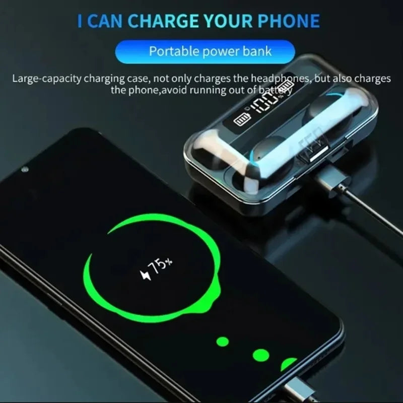 TWS F9-5 Earphone Bluetooth Earbuds