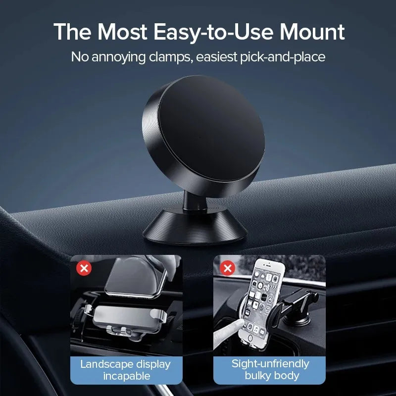 Magnetic Car Phone Holder Magnet Mount Bracket Stick on Car