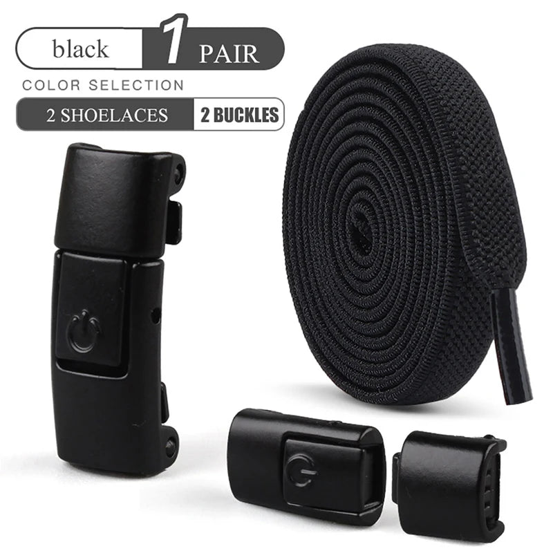 8mm No Tie Shoe Laces Without Ties