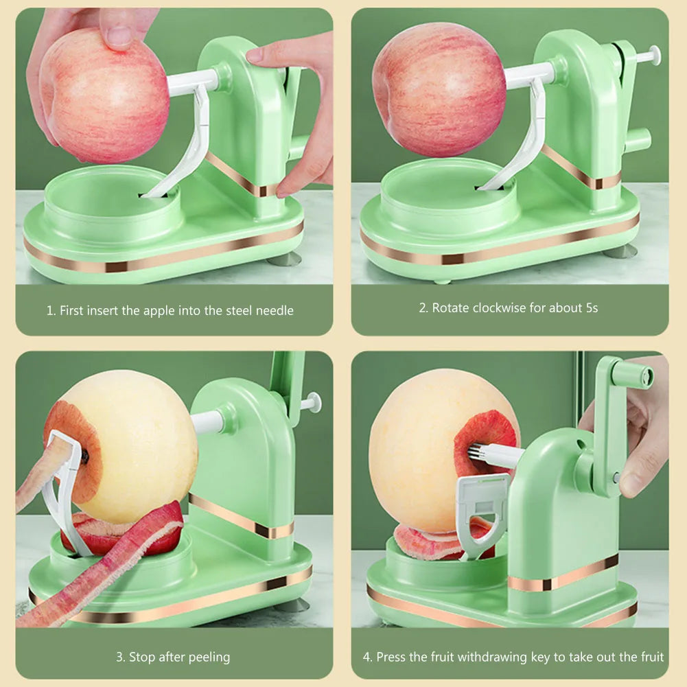 Hand Crank Apple Peeler Cutter Slicer