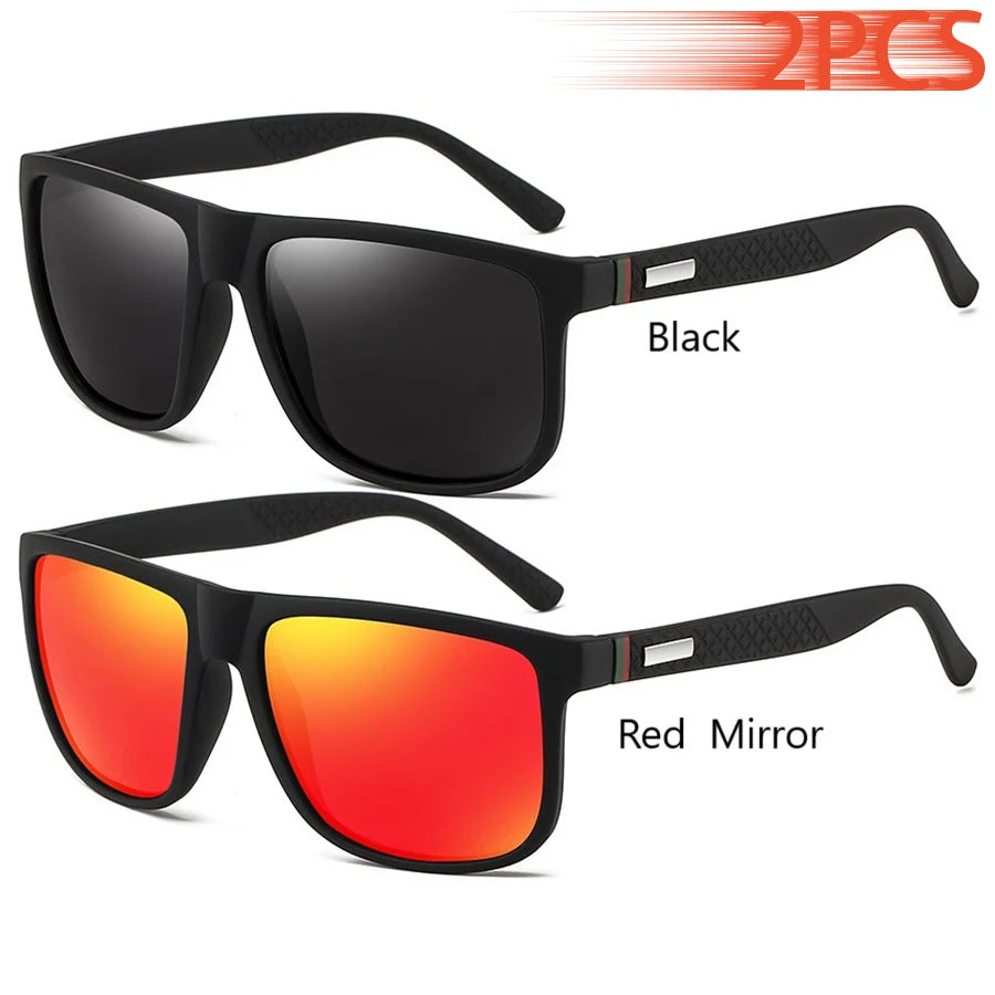 Fashion Vintage Square Sunglasses Men and Women