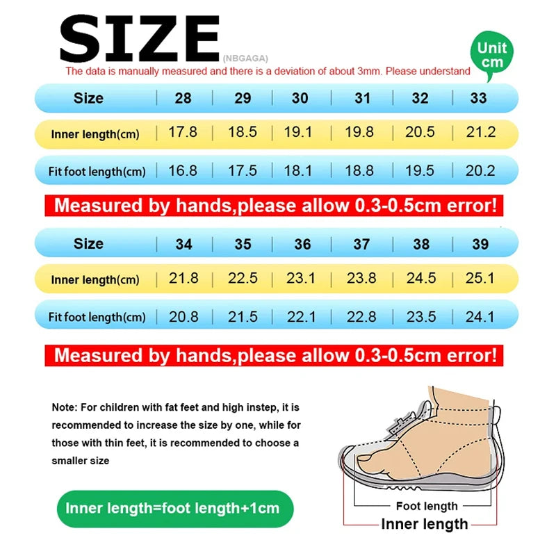 Kids Fashion Sneakers Boys Tennis Shoes