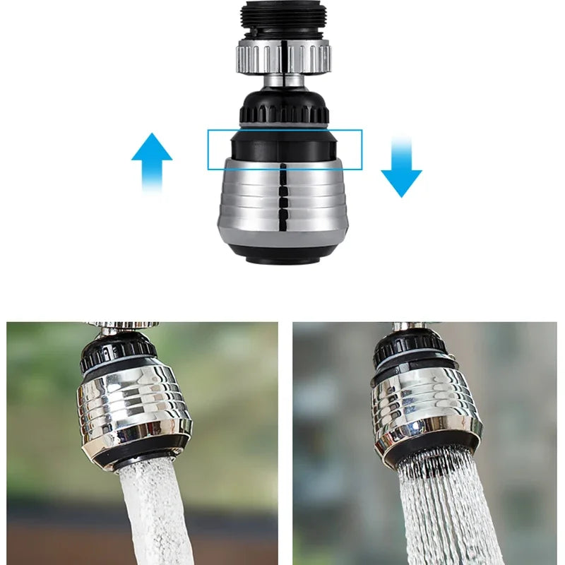 Kitchen Gadgets 2 Modes 360 Rotatable Bubbler High Pressure