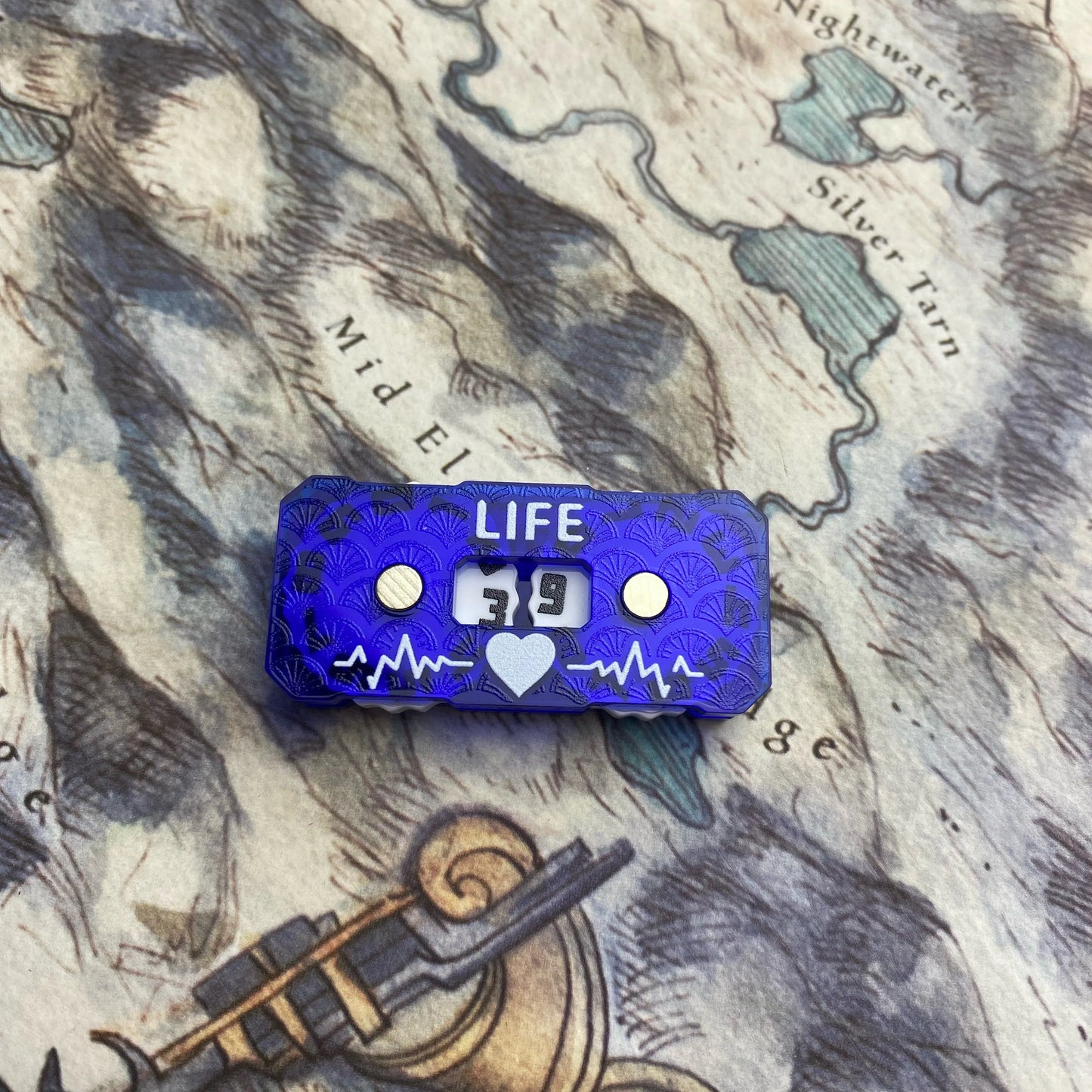 New Life Tracker for Fantasy & Sci-Fi Model Building Kits: 41x20x9mm LIfe Tracker