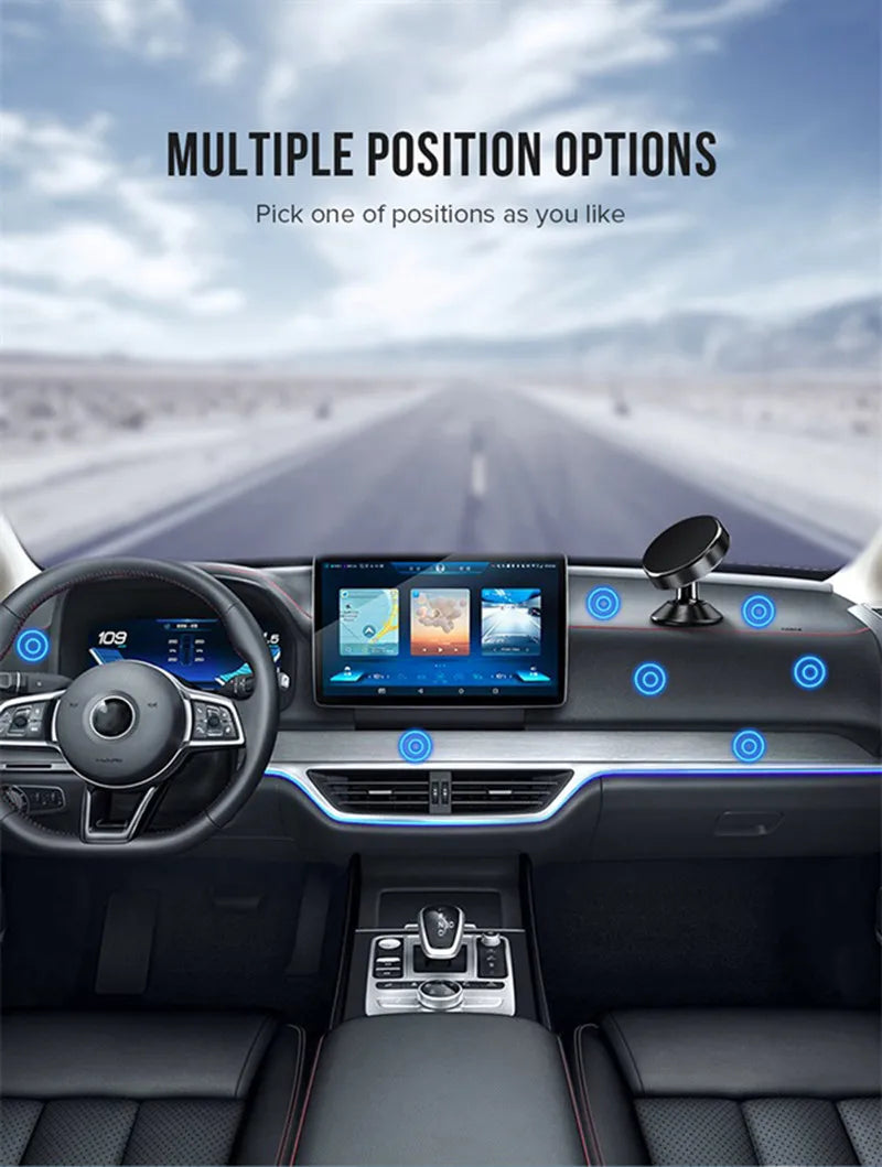 Magnetic Car Phone Holder Magnet Mount Bracket Stick on Car