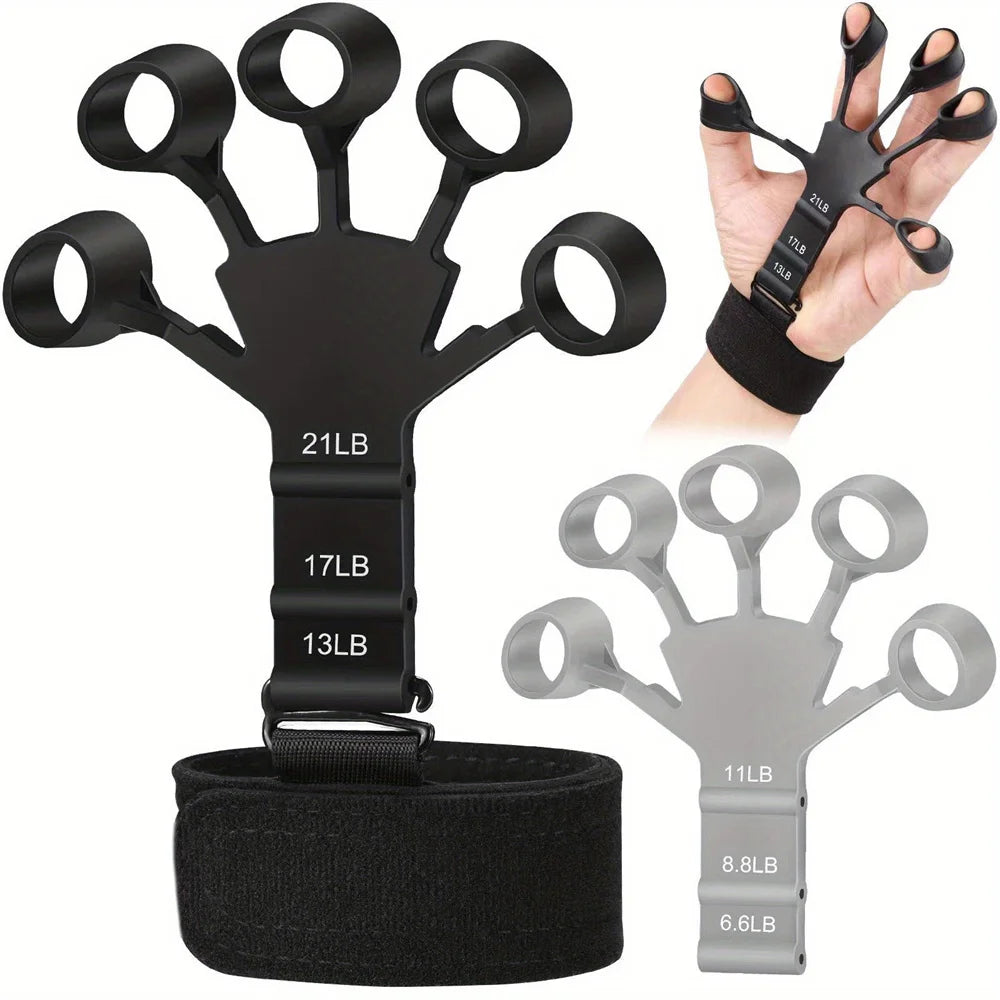 Exercise Finger 5 Finger Silicone Wrist Puller