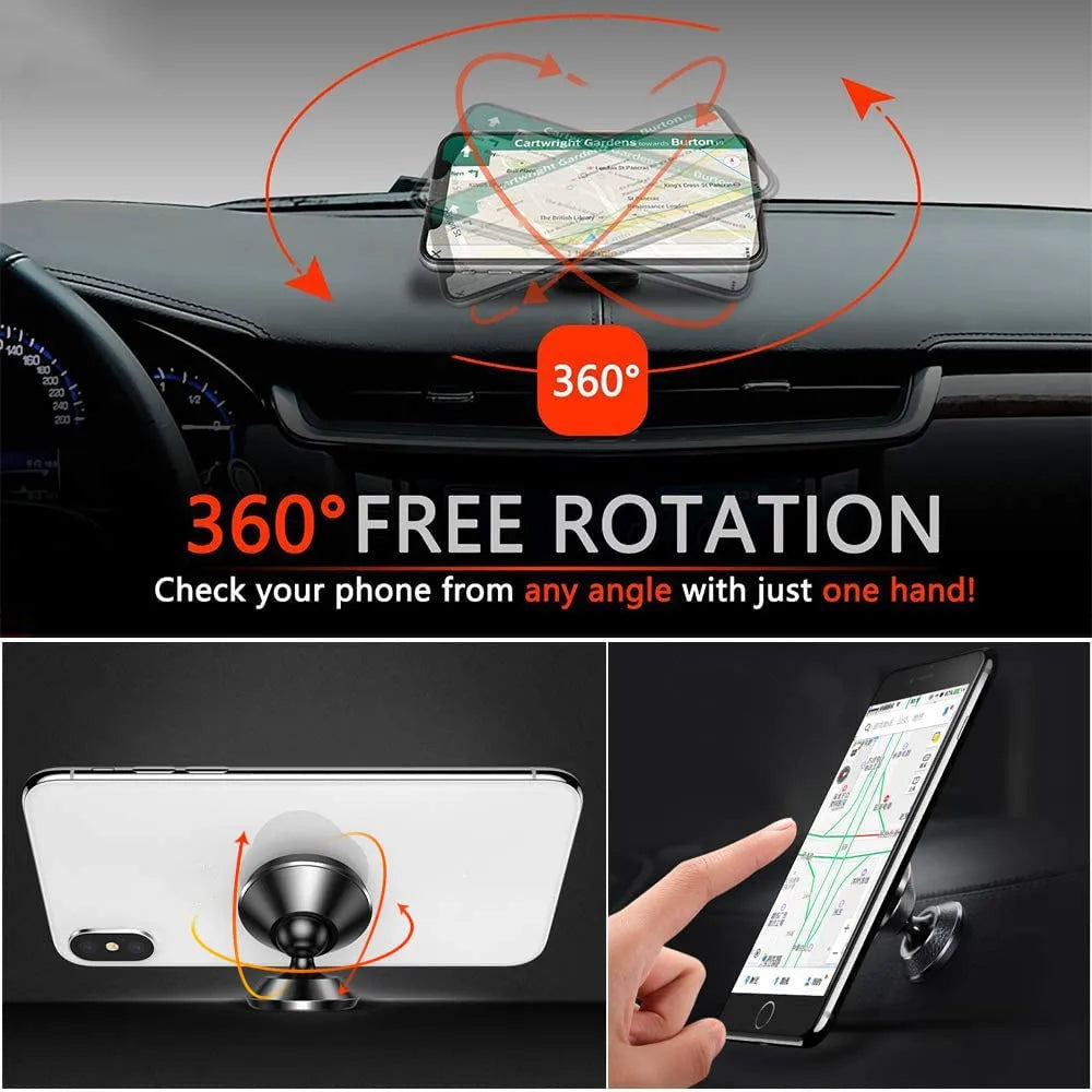 Magnetic Car Phone Holder Magnet Mount Bracket Stick on Car