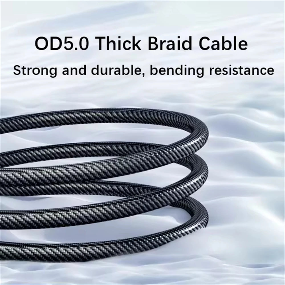 120W Type C to Type C Cable Phone Super Fast Charging Cable With LED Display