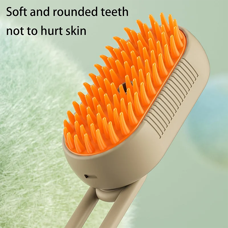 3合1 Dog Hair Brush Cat Hair Brush Electric Pet Cleaning Brush Steam Spray Brush Massage Hair Removal Comb Anti Flying Brush