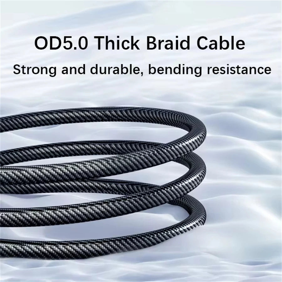 120W Type C to Type C Cable Phone Super Fast Charging Cable With LED Display