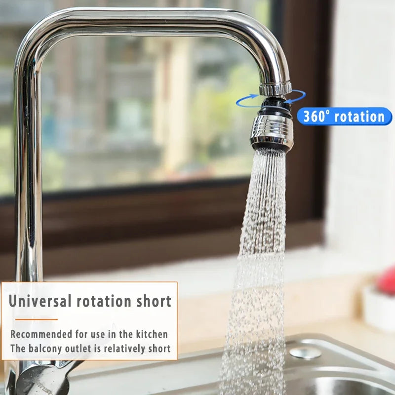 Kitchen Gadgets 2 Modes 360 Rotatable Bubbler High Pressure