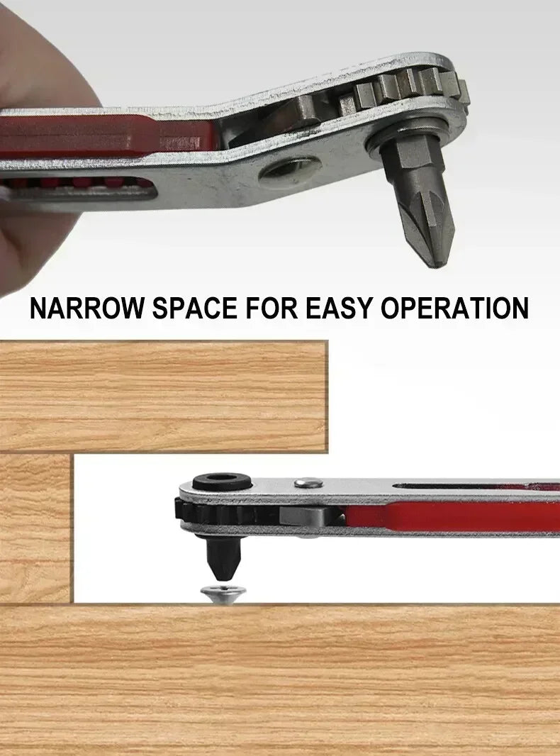 Multifunctional Bidirectional Forward and Reverse Ratchet screwdriver