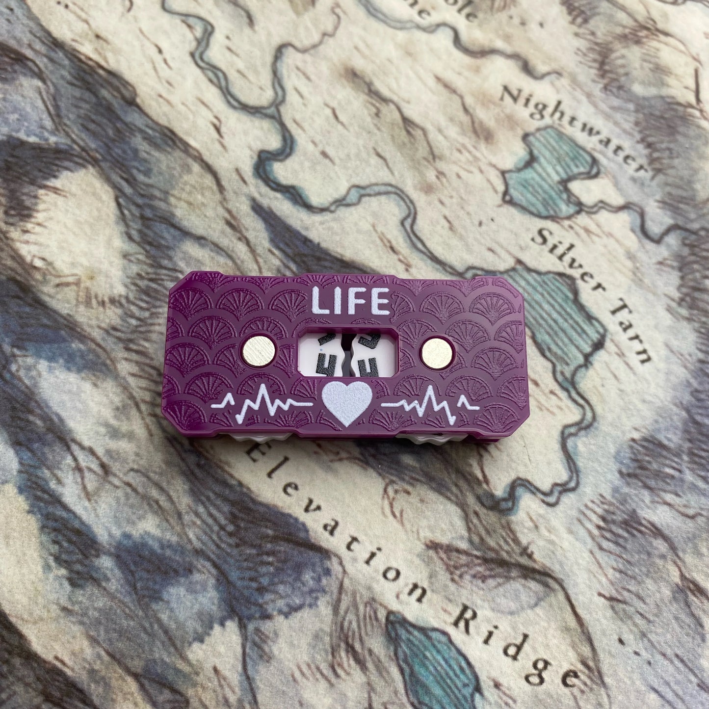 New Life Tracker for Fantasy & Sci-Fi Model Building Kits: 41x20x9mm LIfe Tracker