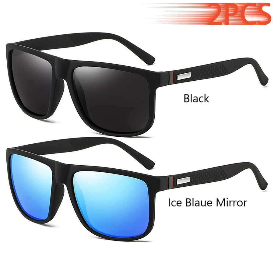 Fashion Vintage Square Sunglasses Men and Women
