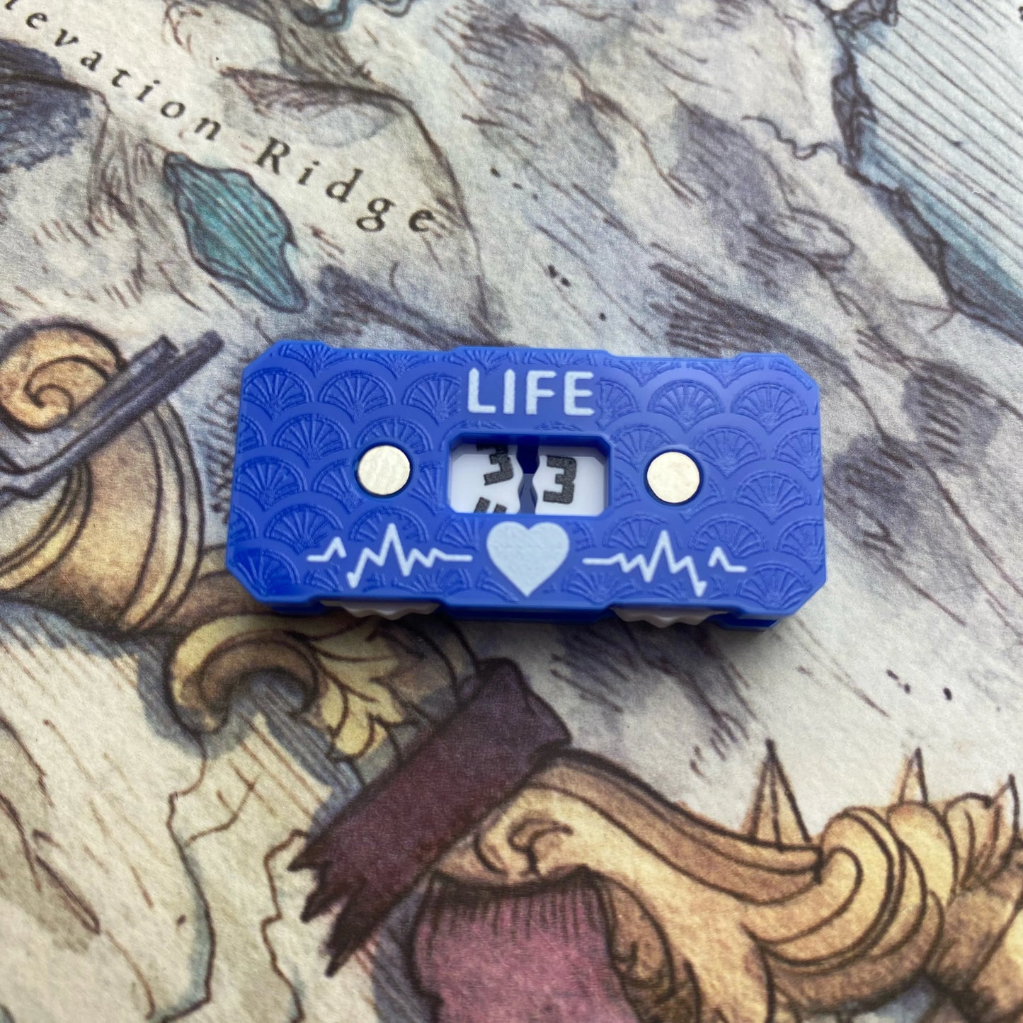 New Life Tracker for Fantasy & Sci-Fi Model Building Kits: 41x20x9mm LIfe Tracker