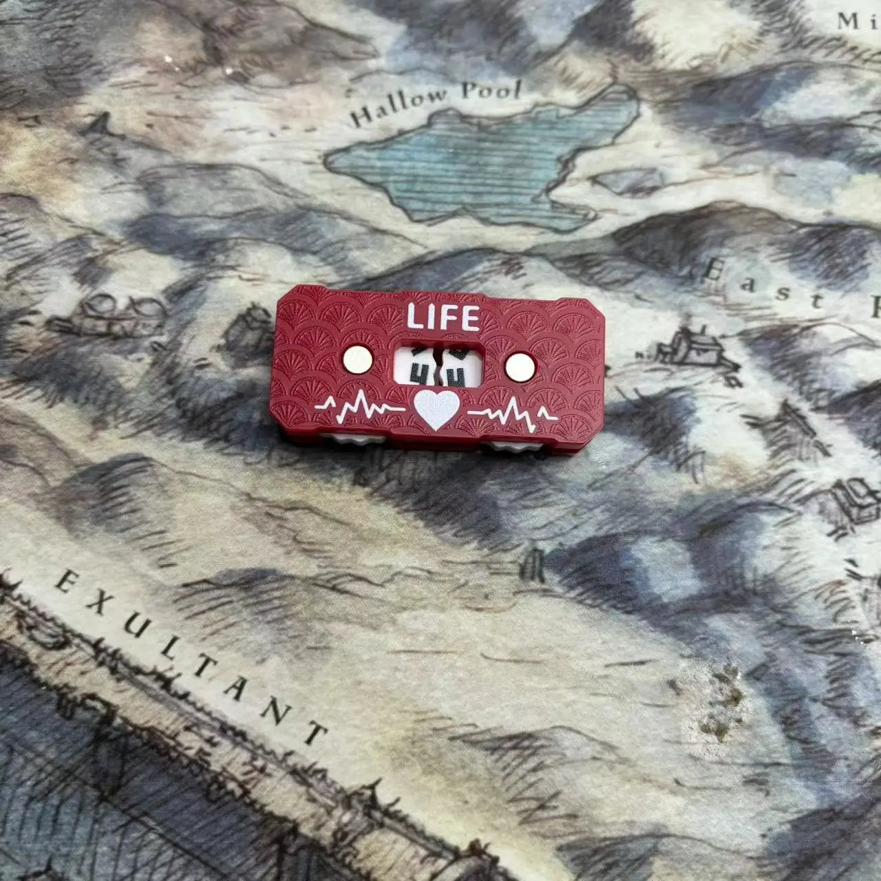 New Life Tracker for Fantasy & Sci-Fi Model Building Kits: 41x20x9mm LIfe Tracker