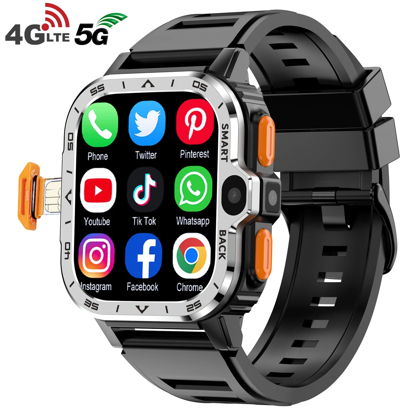 Android Smart Watch Men GPS 16G/64G ROM