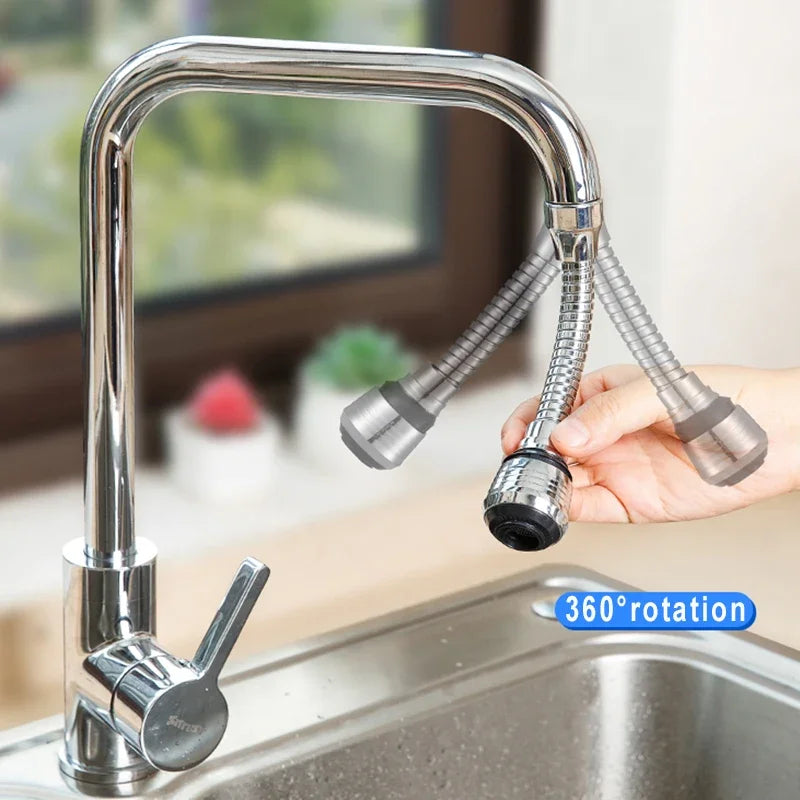 Kitchen Gadgets 2 Modes 360 Rotatable Bubbler High Pressure