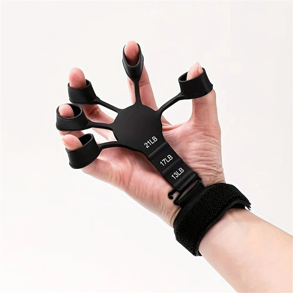Exercise Finger 5 Finger Silicone Wrist Puller