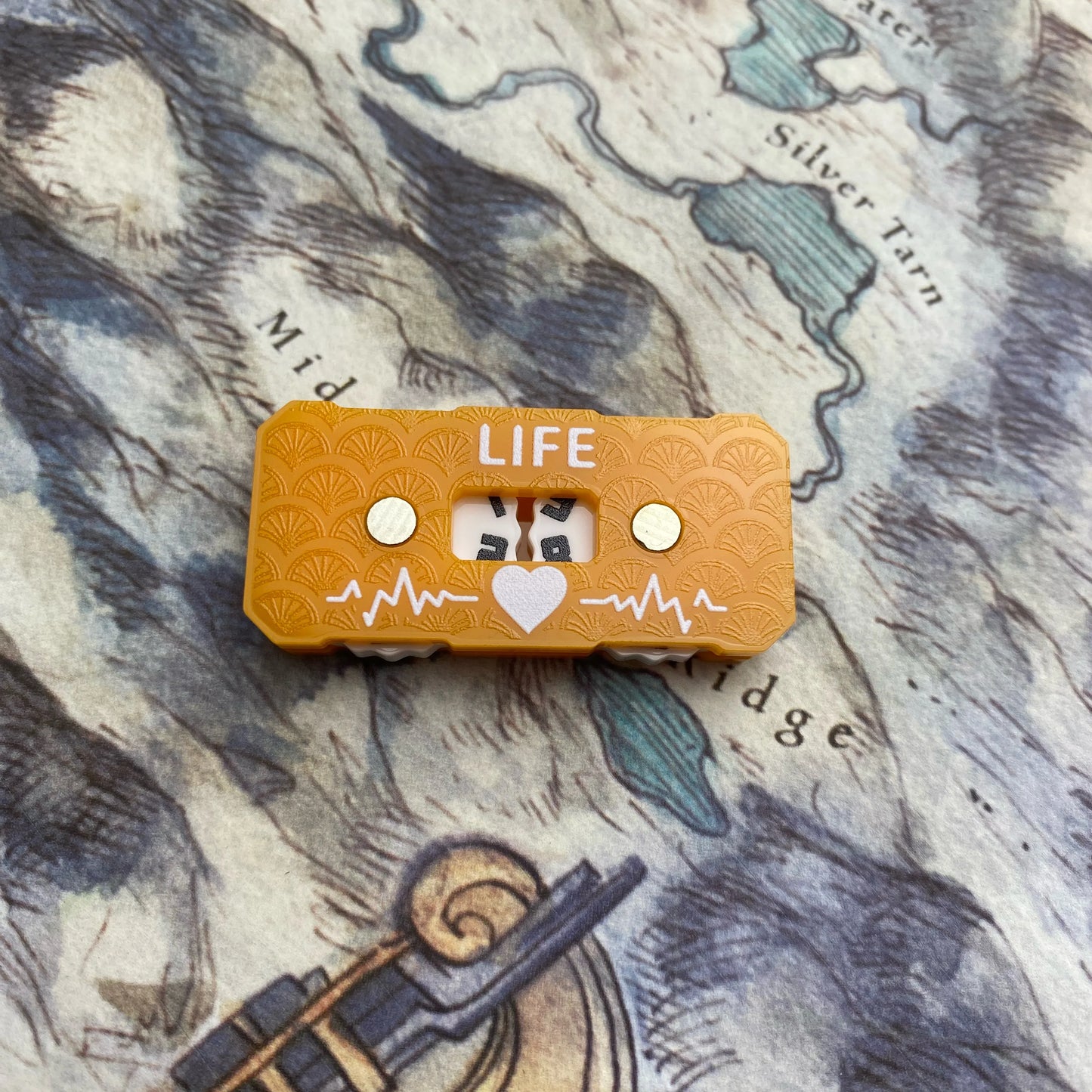 New Life Tracker for Fantasy & Sci-Fi Model Building Kits: 41x20x9mm LIfe Tracker