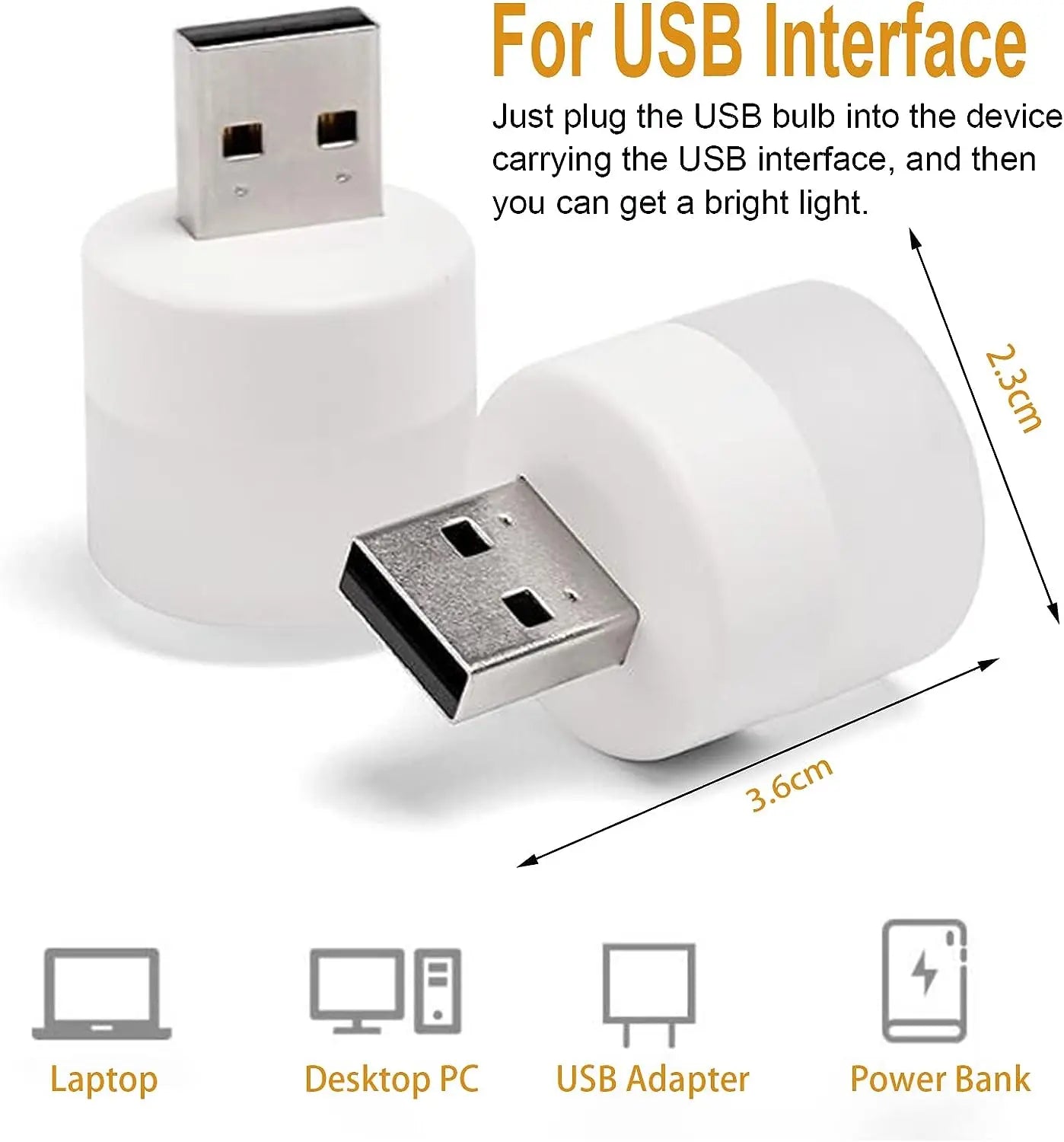 Mini USB Night Light Warm