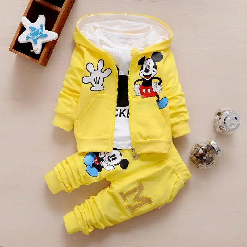 Boys Clothes Set Cute Mickey Cotton