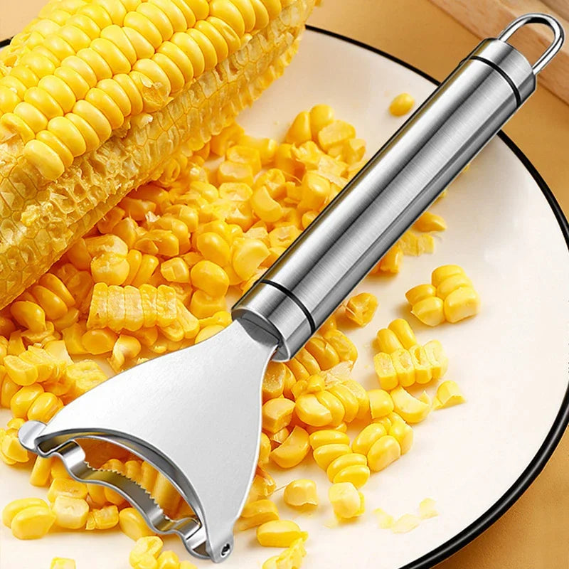 Stainless Steel Corn Peeler Serrated Corn Stripper