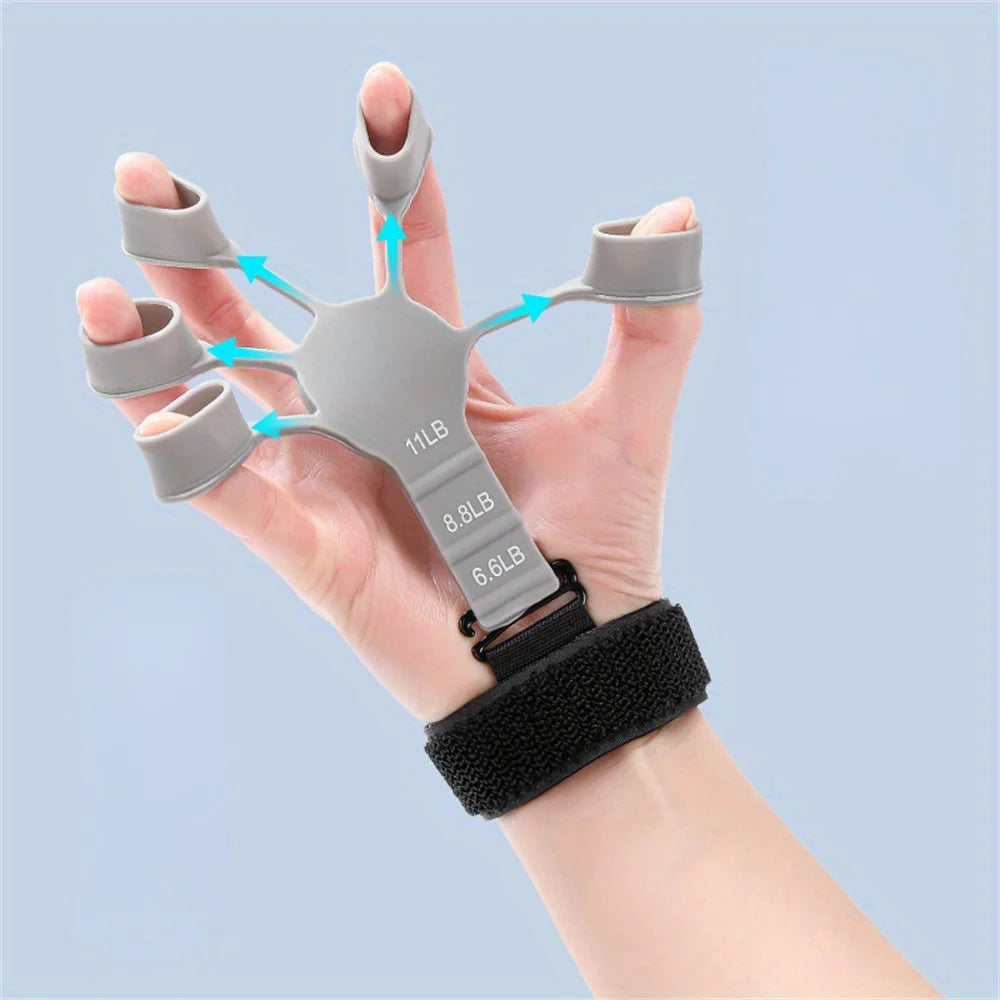 Exercise Finger 5 Finger Silicone Wrist Puller
