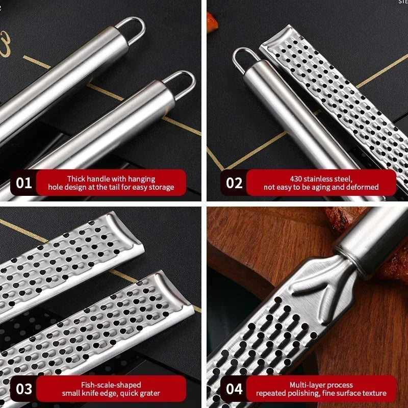 Stainless steel long handle cheese