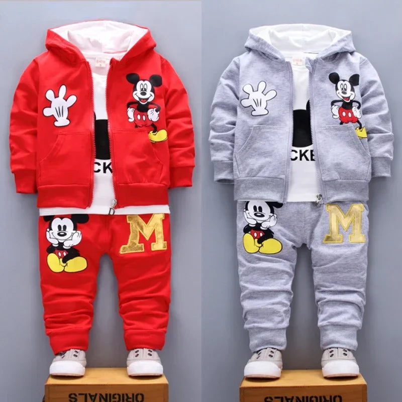 Boys Clothes Set Cute Mickey Cotton