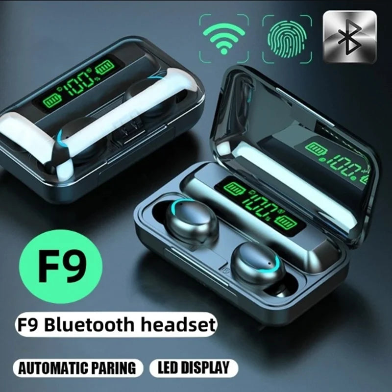 TWS F9-5 Earphone Bluetooth Earbuds