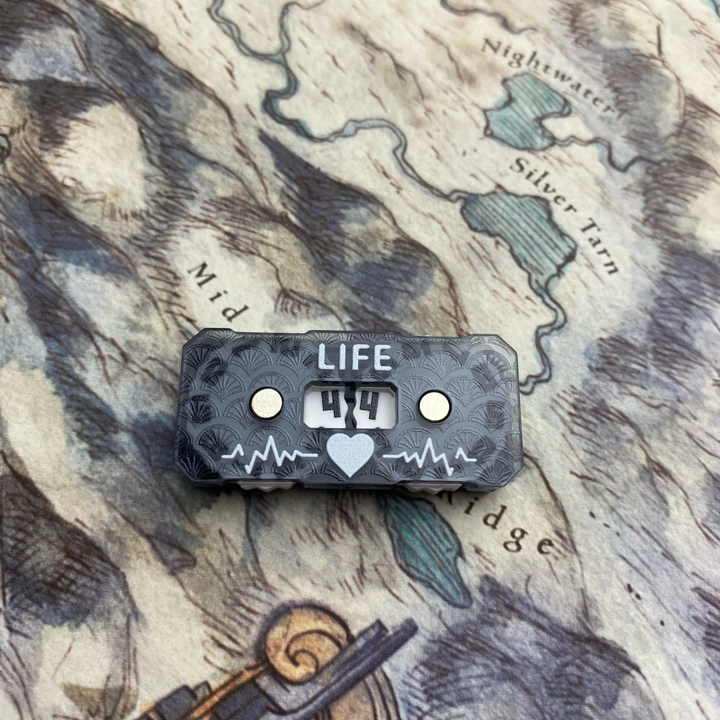 New Life Tracker for Fantasy & Sci-Fi Model Building Kits: 41x20x9mm LIfe Tracker