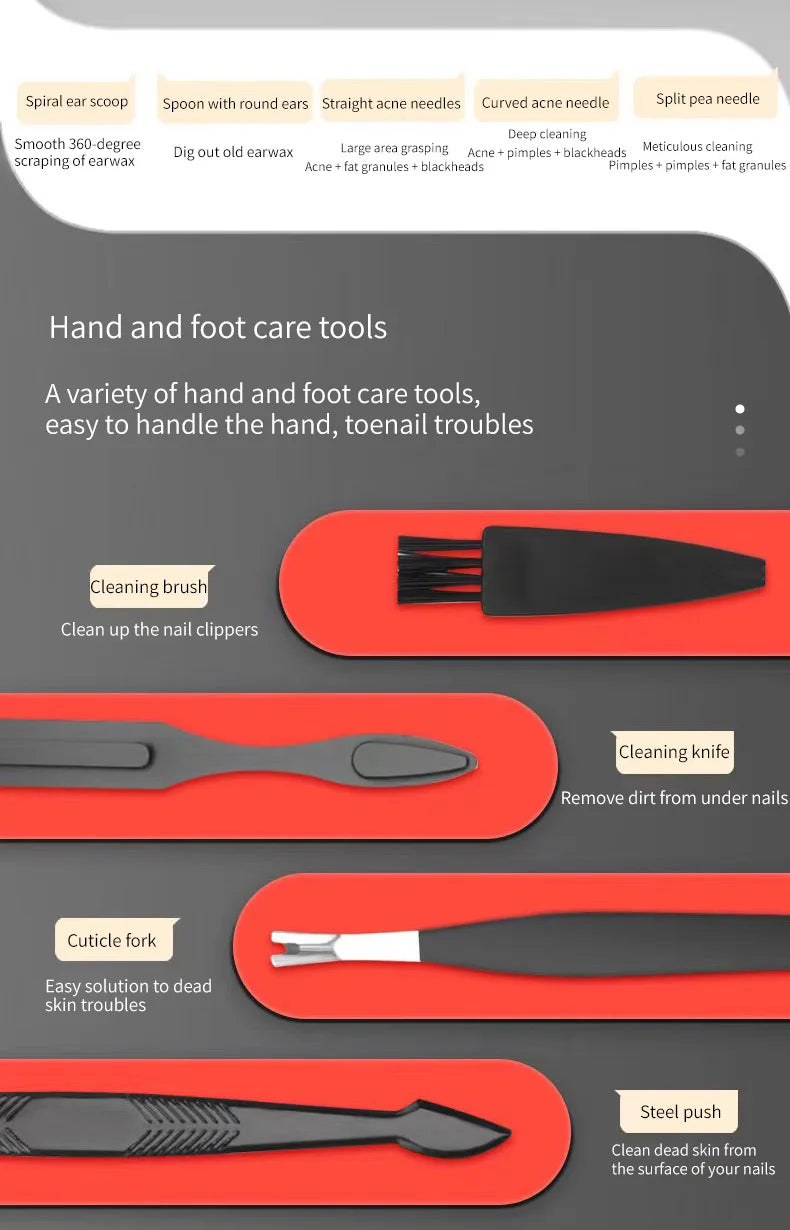 Nail Clipper Set Set Convenient Beauty Tools Nail Clipper Manicure