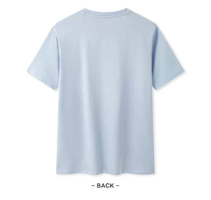 Semir Short Sleeve T-Shirt Men 2024 Summer New Trend Letters Printed Tops Versatile Casual T Shirt