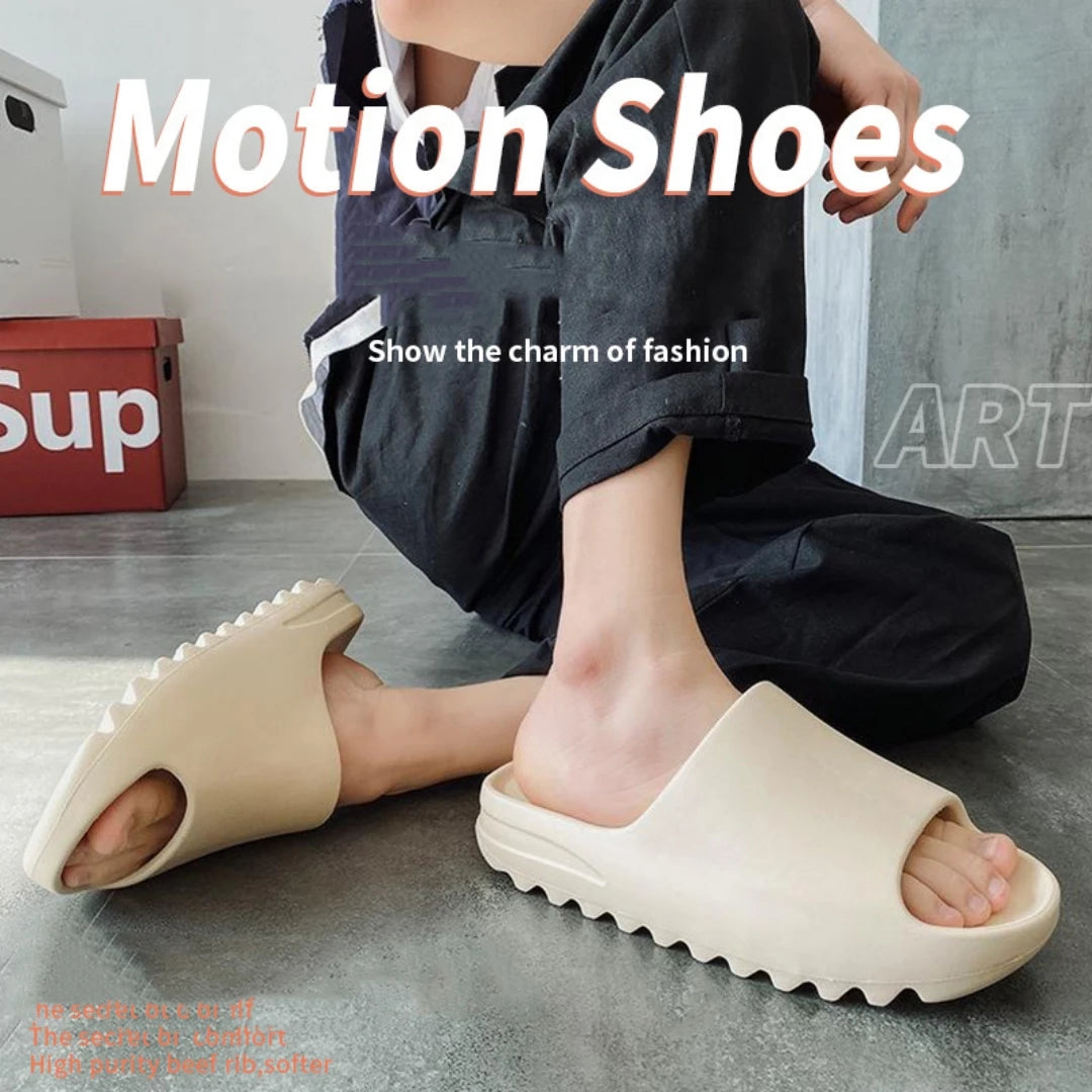 2024 Summer Men's YZY Slides Brand Men Women Slippers Orginal Slides Women Beach Casual Shoes EVA Flip-flops Man Beach Sandals