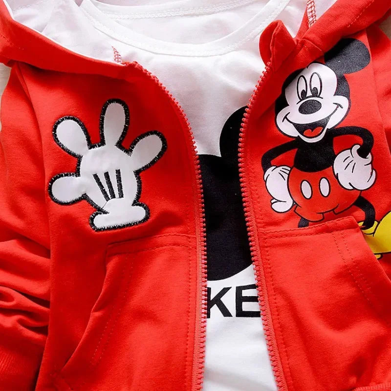 Boys Clothes Set Cute Mickey Cotton