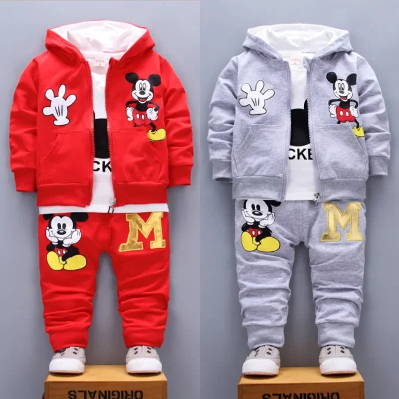 Boys Clothes Set Cute Mickey Cotton