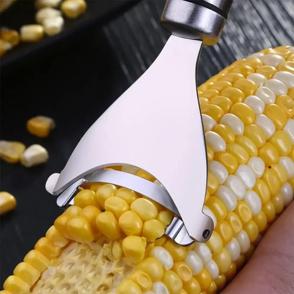 Stainless Steel Corn Peeler Serrated Corn Stripper