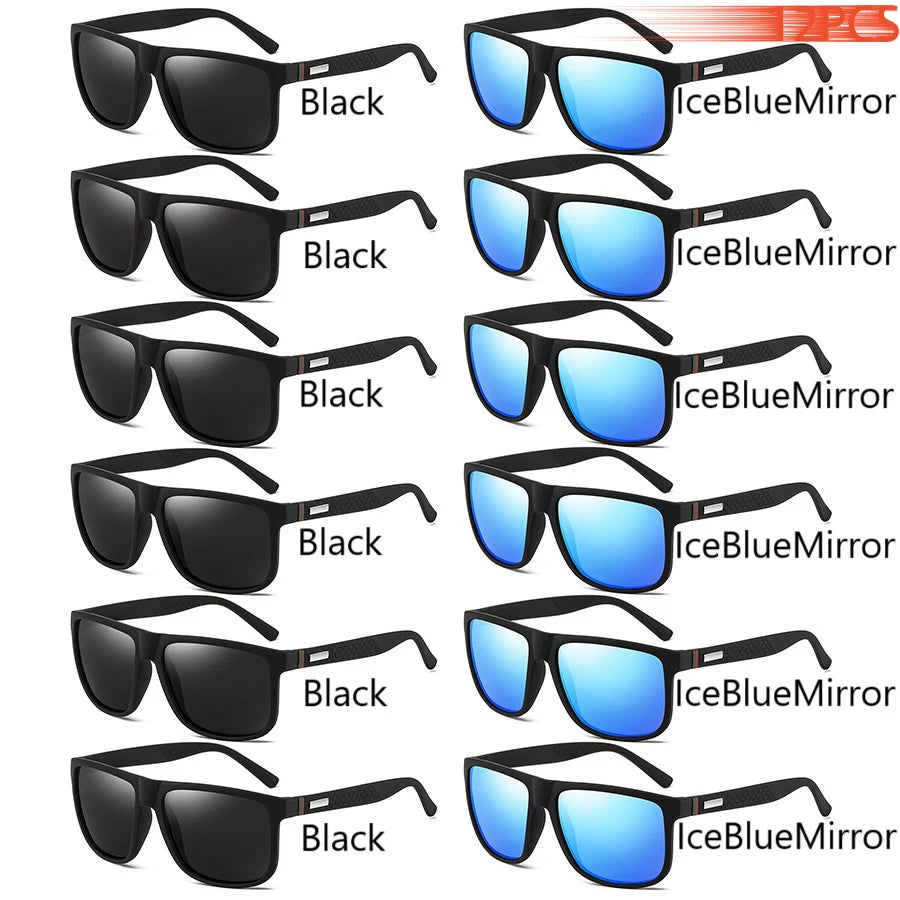 Fashion Vintage Square Sunglasses Men and Women