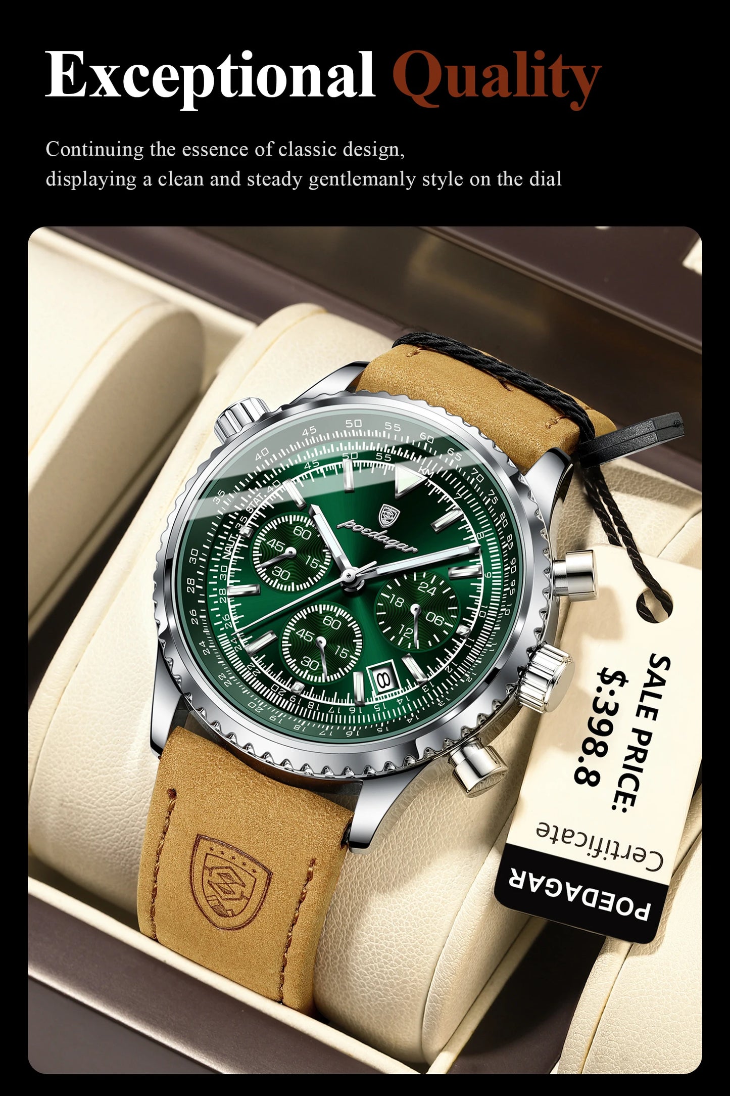 Luxury Man Watch Quartz