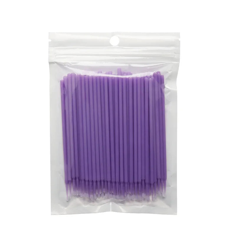 100 pcs Disposable Micro Brush Mascara