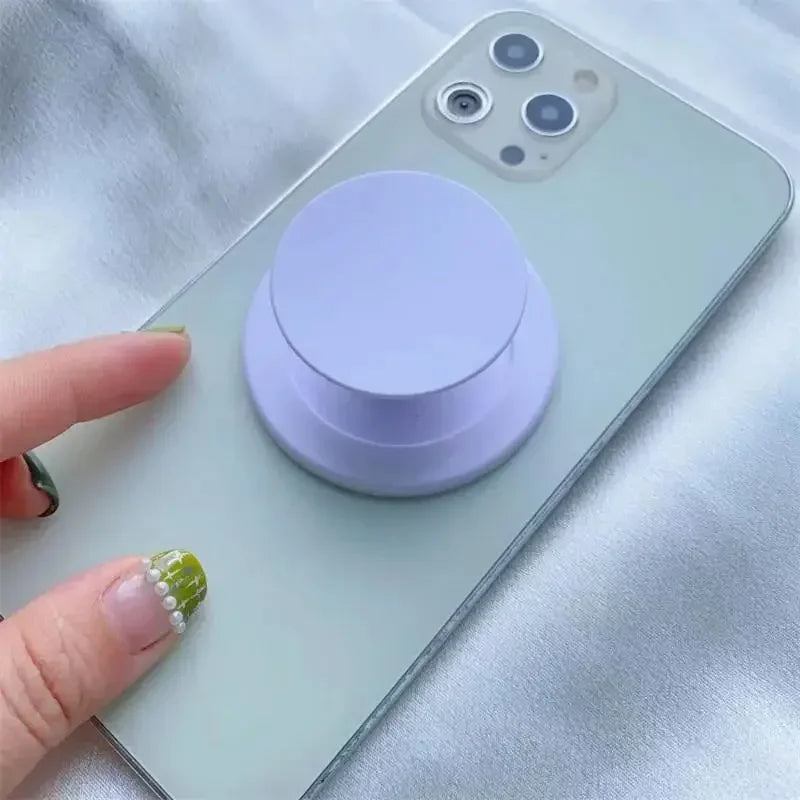 Magnetic Safe Ring Finger Expanding Stand Folding Mobile Phone Grip Holder Socket Pocket Support for iPhone Mac Samsung Xiaomi