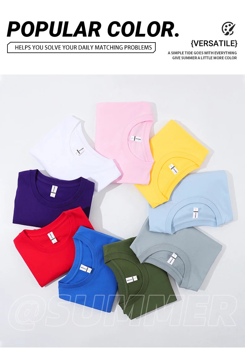 Good Mental State Pure Cotton Short Sleeved t-shirt For Men Women 2024 Summer New Tee Clothes Loose Casual Cartoon Oversized Top