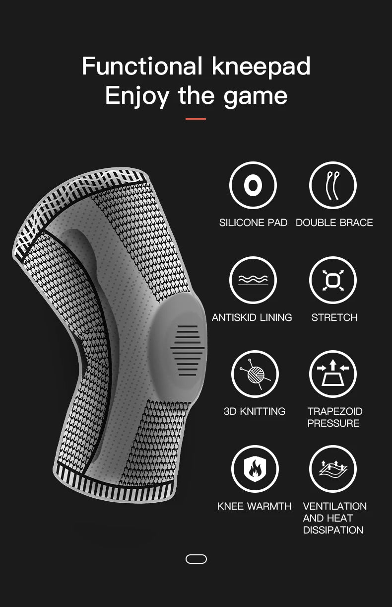 1/2 PC Knee Pads Strap Patella Medial Support