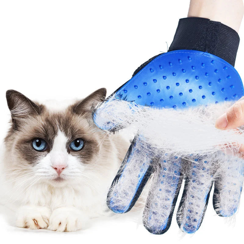 New hot Sell 1PC Cat Hair Remove Gloves Rubber Pet Beauty Cleaning Grooming Effective Massage Dog Combs Floating Brush 6 Color