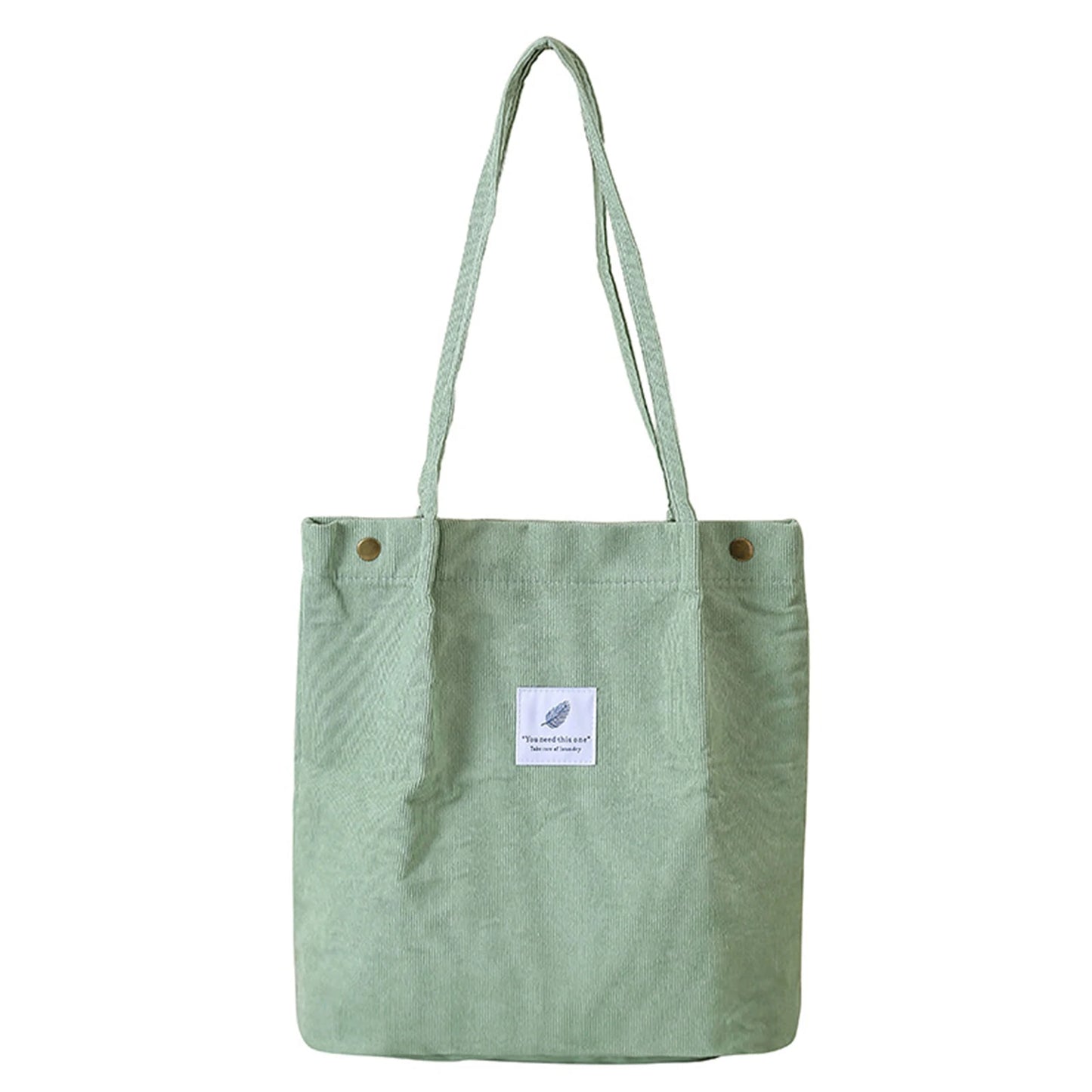 New Women's Solid-Color Canvass Tote Bag