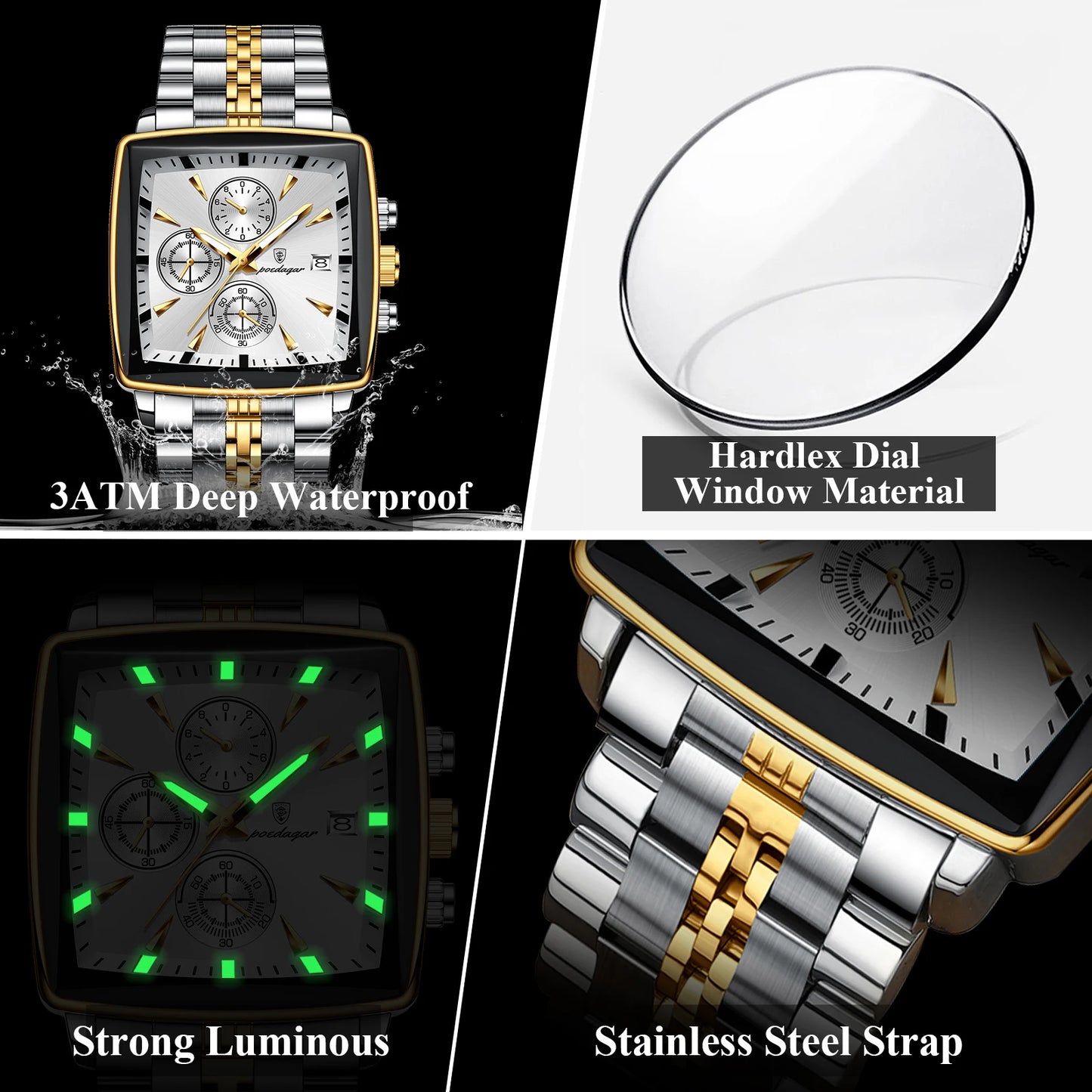Luxury Square Watch