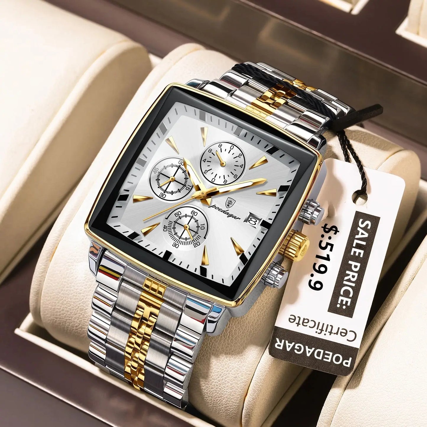 Luxury Square Watch