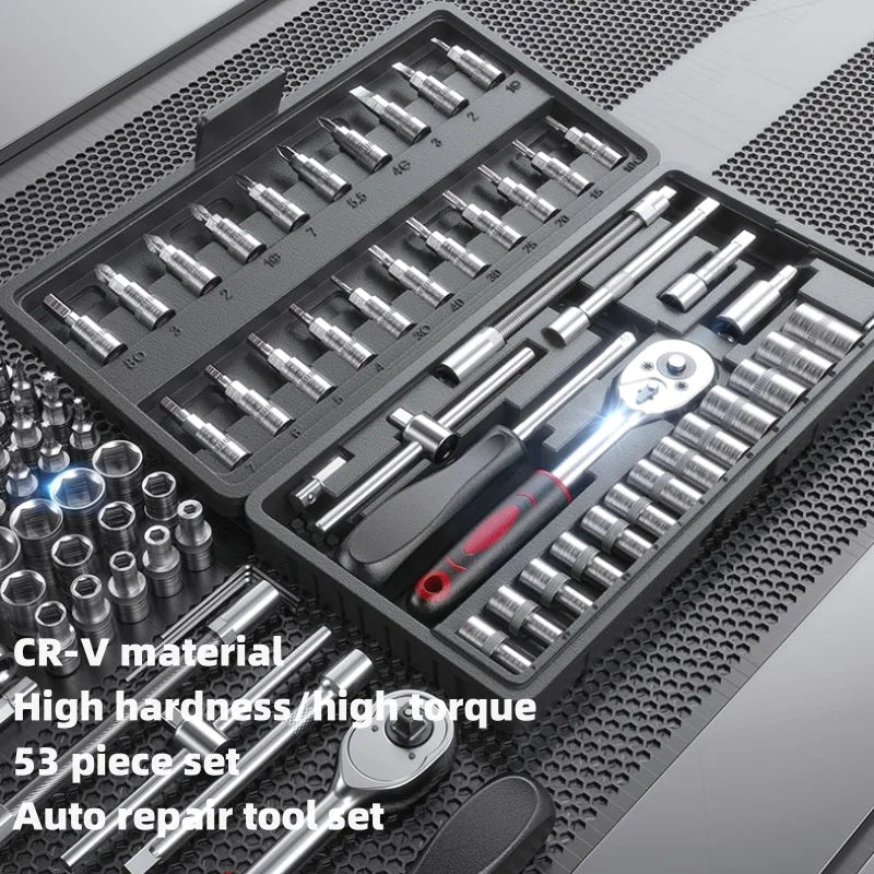 AIRAJ NEW Car Repair Tool Kit 46/53 Piece/Set